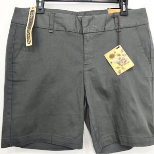 Hybrid & Company Charcoal Gray Bermuda Stretch Shorts